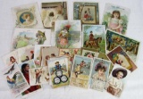 Lot (40+) Antique Victorian Advertising Trade Cards