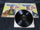 Lot (2) Vintage MGM Records Wizard of Oz Soundtrack Vinyl LP Albums