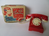 Vintage 1948 Ameriline Plastic Dial Telephone Coin Bank