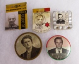 Lot (5) Antique/ Vintage Photo Employee ID Badges
