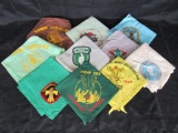 Lot of (10) Vintage 1960's-1970's Boy Scout Kerchiefs