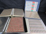 Estate Found Collection of Over 100 Full Sheets of Christmas Seal Stamps Inc. Boys Town, Lung Assoc.