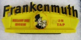 Vintage Frankenmuth Beer Barback Advertising Sign