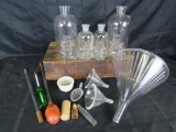 Estate Found Collection of Antique Drug Store/ Apothecary Pieces