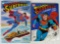Vintage 1975 & 1977 Superman Whitman Coloring & Sticker Books Unused