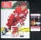 Steve Yzerman Signed 1991 Beckett Hockey Card Monthly JSA COA