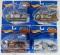 Hot Wheels 1:18 Scale Diecast Motorcycle Lot (4) Sealed MOC