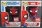 Funko Pop Marvel Collector Corps Exclusive #160 & #220 Spider-Man Figures