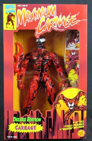Vintage 1994 Toybiz Marvel 10" Deluxe Figure Maximum Carnage Sealed MIB