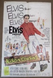 Vintage 1964 Original Elvis Presley One-Sheet Movie Poster- Kissin Cousins