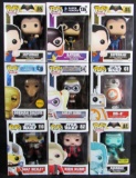 Lot (9) Funko Pop Figures- Star Wars, DC- Harley Quinn, ++