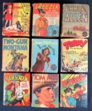 Lot (9) Antique (1930's/40's) Big Little Books BLB- Flash Gordon, Tom Mix, Terry Pirates, etc