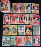 1959 Topps Baseball Lot (150) Incl. Stars- Snider, Kaline, Fox++
