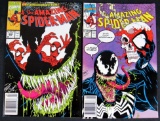 Amazing Spider-Man #346 & 347 (1991) Iconic Venom Covers- Both Newsstand Editions!