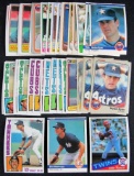 Grouping 1980's HOF Star Cards, RC Rookie Cards- Ryan, Mattingly, Henderson, ++