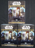 Lot (3) 2021 Topps Star Wars Bounty Hunters Trading Cards Sealed Blaster Boxes
