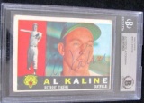 1960 Topps #50 Al Kaline Signed and Authenticated by Beckett- Slabbed