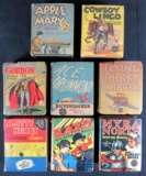 Lot (8) Antique (1930's/40's) Big Little Books BLB- Kayo, Cowboy Lingo, Ace Drummond, etc