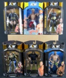 Lot (6) AEW All-Elite Wrestling Action Figures Sealed MIB