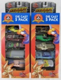 (2) Racing Champions 1:64 Diecast Looney Tunes 5-Pack Boxed Sets MIB