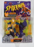 Vintage 1995 Toybiz Spiderman Pumpkin Bomber Hobgoblin Motorized Action Figure