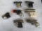Lot of (7) Vintage Miniature Hand Gun Novelty Lighters