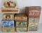 Lot of (10) Antique Paper Label Wood Cigar Boxes w/ Great Graphics!