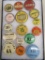 Case lot of (16) Vintage Employee Worker Button Badges Ship Co, Great Lakes Foundry, Dail Steel +