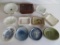 Lot of (11) Antique Stoneware and Porcelain Soap Dishes