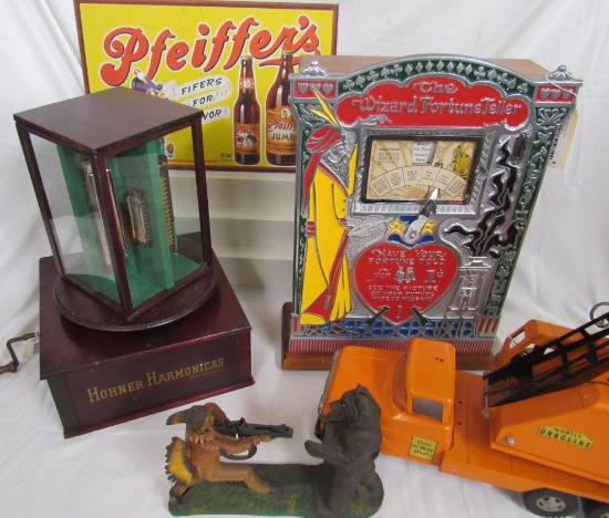 Huge Antique Auction- Advertising, Toys, Coins++