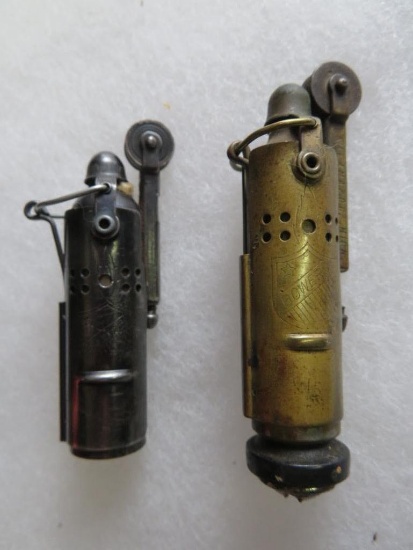 WWII Era Bowers Trench Lighters, Lot of 2