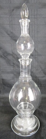 Antique 3 pc. Double Stacking Apothecary Bottle, 13"