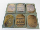 Lot of (6) Antique A.C. Gilbert Pocket Games