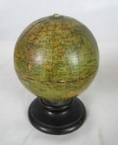 Antique World Globe Clark's Spool & Cotton Advertising Thread Holder