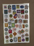 Framed Lot of (60+) Vintage Boy Scout Patches