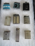 Lot of (9) Vintage Pocket Lighters