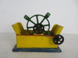 Antique Bing Germany Tin Steam Engine Tool / Water Wheel