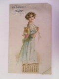Art Deco Antique 1905 Arthur Wood Carriage Co (Grand Rapids, MI) Advertising Calendar