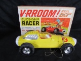 Vintage Mattel V-RROOM Guide Whip Car Tether Car 14