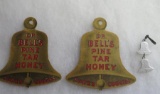 Antique Dr. Bell's Pine Tar Honey Cough Drops Advertising Fan Pulls