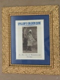 Antique Spiller's Golden Cure Apothecary Advertising Sign