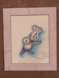 Vintage Pillsbury Doughboy Original Art By Mart Nodell
