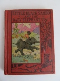 Antique 1935 Little Black Sambo and The Baby Elephant Hardcover Children's Book, Black Americana