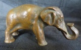 Antique Bronze/Brass Figural Elephant Paperweight