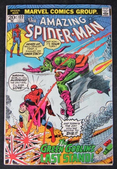 Amazing Spider-Man #122 (1973) Key Death of Green Goblin