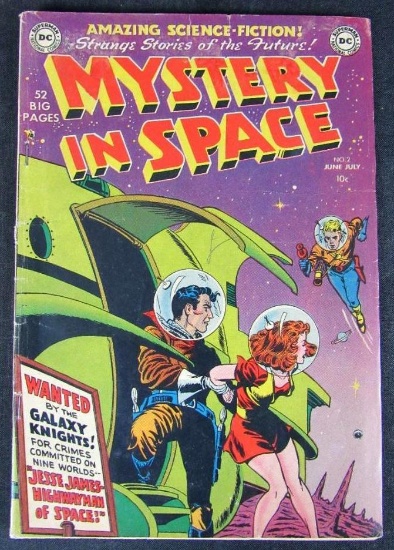 Mystery in Space #2 (1951) Golden Age DC/ Classic Cover!