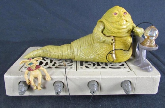 Vintage 1983 Star Wars Jabba The Hutt Complete
