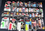 Huge Lot (48) Vintage 1970's/80's Kenner Star Wars Cardbacks from Figures