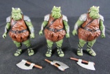 Lot (3) Vintage 1983 Star Wars ROTJ Gamorrean Guard Figures Complete