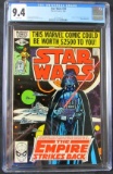 Star Wars #39 (1980) Bronze Age Classic Darth Vader Cover CGC 9.4